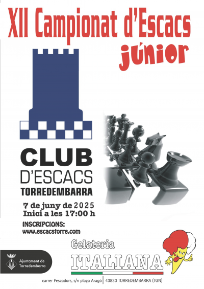 XII Campionat d'Escacs Júnior (Gelateria Italiana)